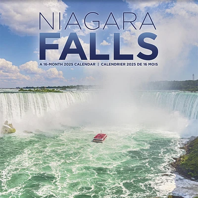 Niagara Falls Bilingual Wall 2025 Calendar