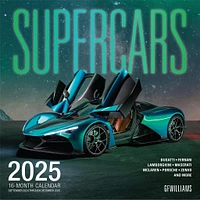 Supercars Wall 2025 Calendar