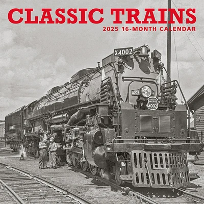 Trains Classic Wall 2025 Calendar