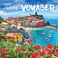 Jadore Voyager Wall 2025 Calendar (French)