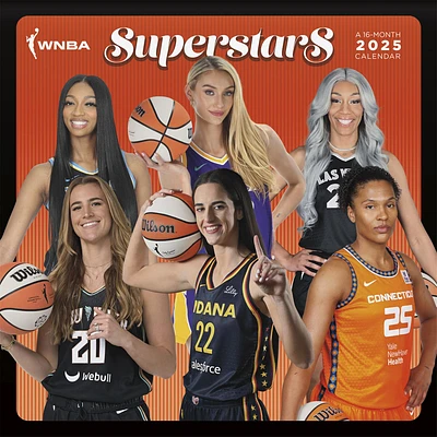 WNBA Superstars Wall 2025 Calendar