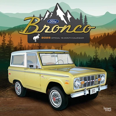 Ford Bronco Wall 2025 Calendar