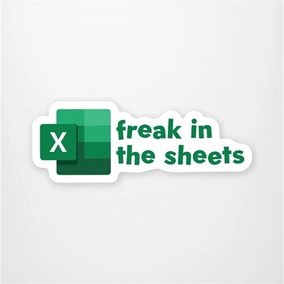 Freak In the Sheets Vinyl Sticker