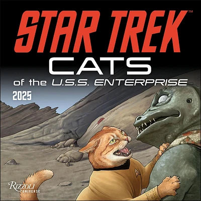 Star Trek Cats Wall 2025 Calendar - Online Exclusive