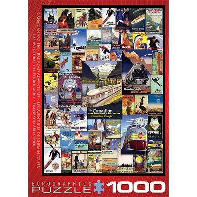 Canadian Pacific Railroad Adventures 1000 Piece Puzzle - Online Exclusive