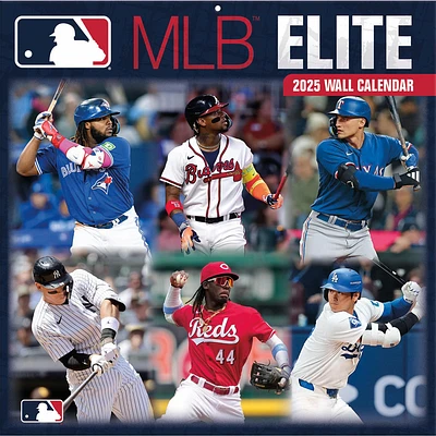 MLB Elite Wall 2025 Calendar