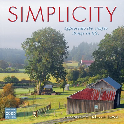 Simplicity Wall 2025 Calendar