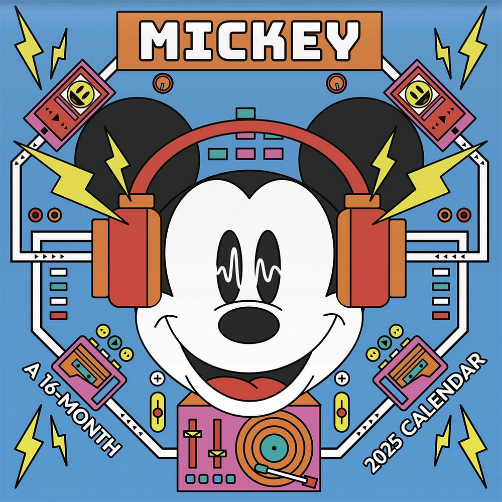 Mickey Mouse Wall 2025 Calendar