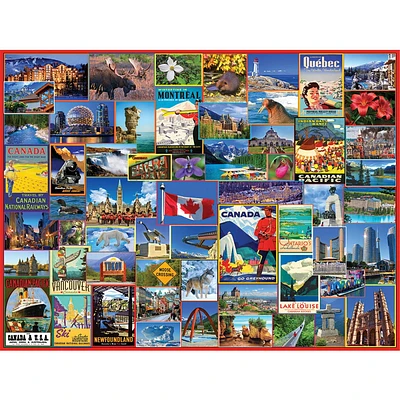 Best Places in Canada 1000 Piece Puzzle