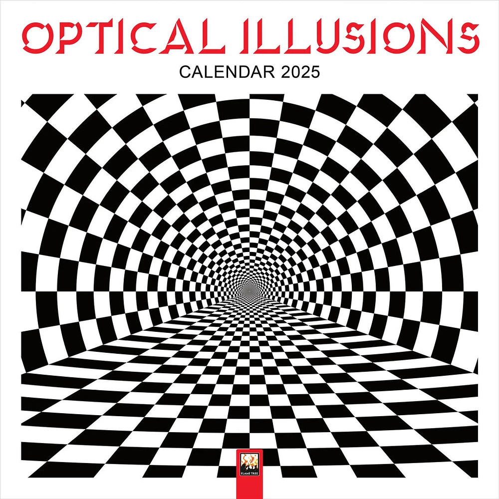 Optical Illusions Wall 2025 Calendar