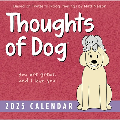 Thoughts Of Dog Box 2025 Calendar