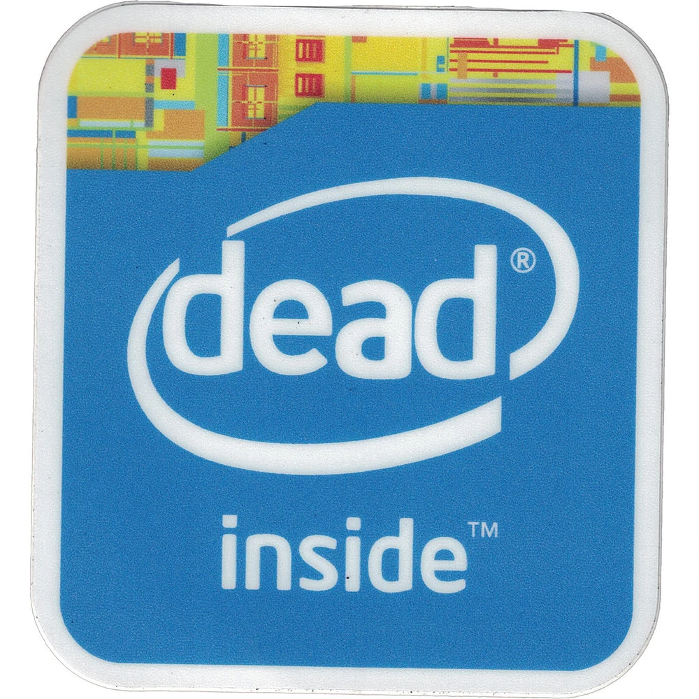 Dead Inside Vinyl Sticker