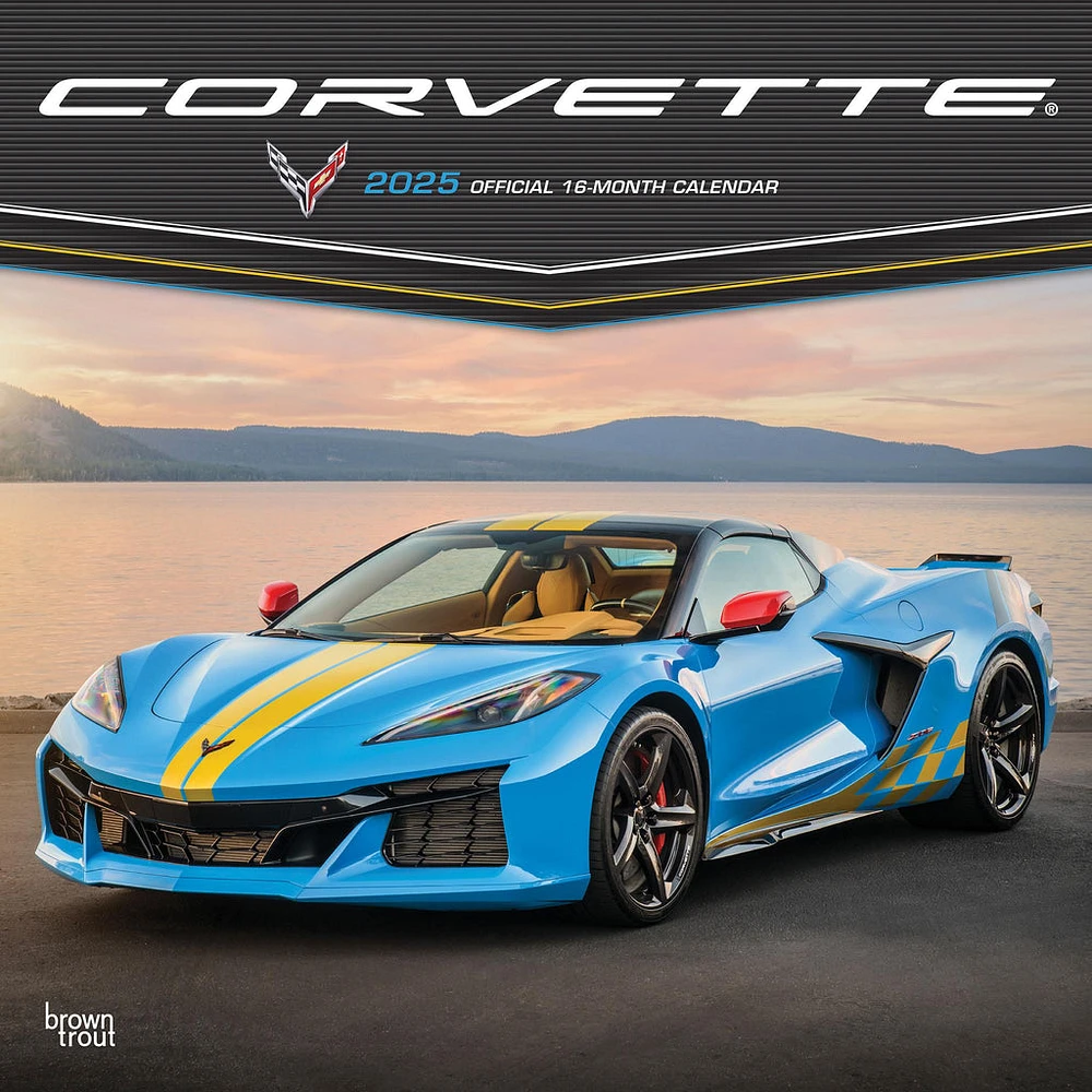 Corvette Wall 2025 Calendar