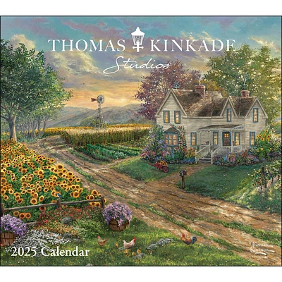 Kinkade Studios Deluxe Wall 2025 Calendar