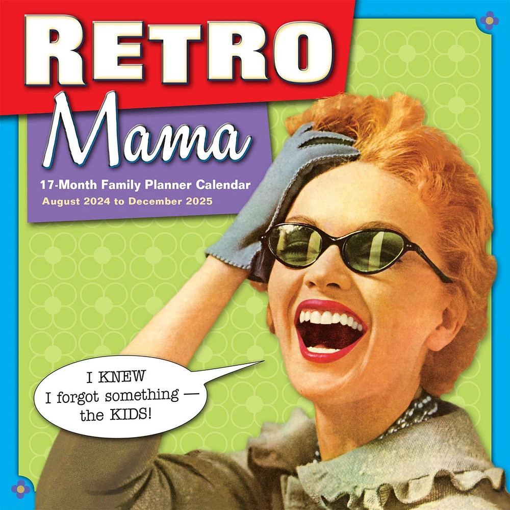 Retro Mama Wall 2025 Calendar