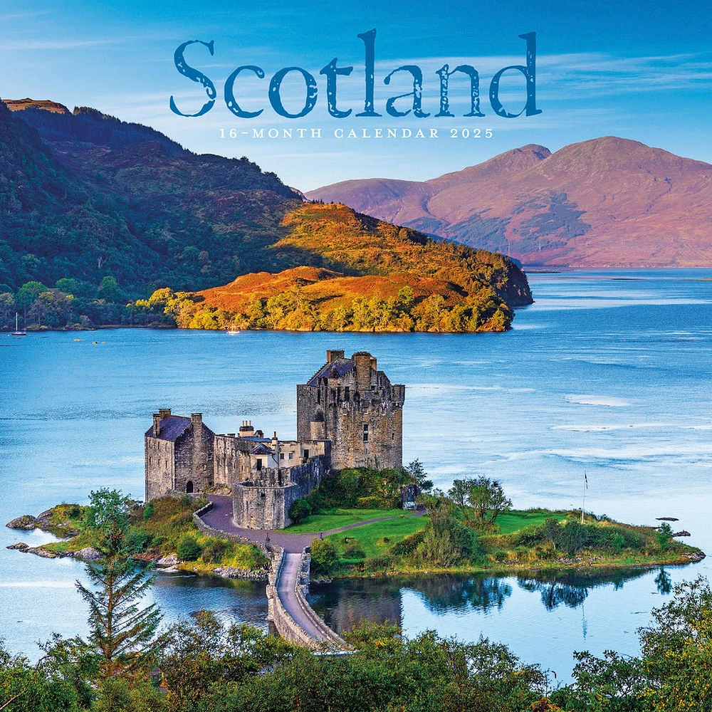 Scotland Wall 2025 Calendar