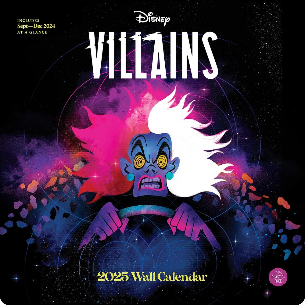 Disney Villains Wall 2025 Calendar - Online Exclusive