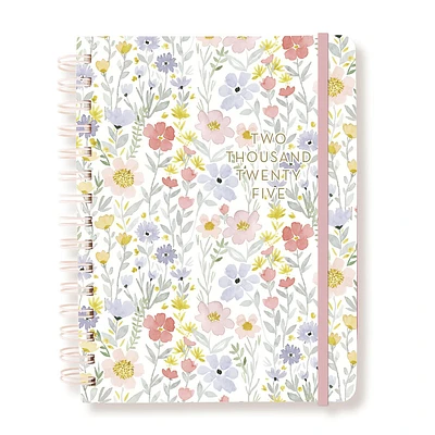 Watercolor Floral Engagement 2025 Calendar