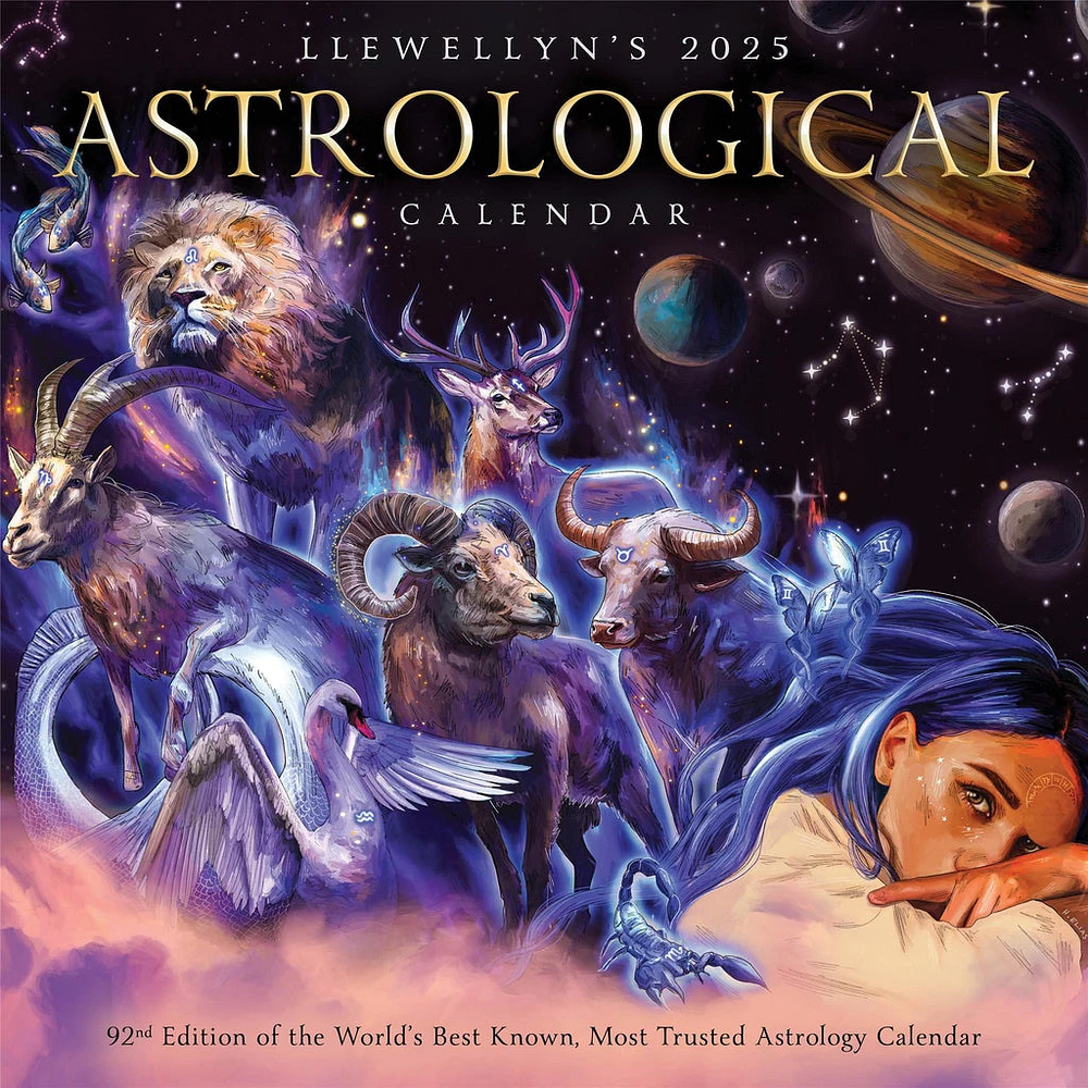 Astrological Wall 2025 Calendar