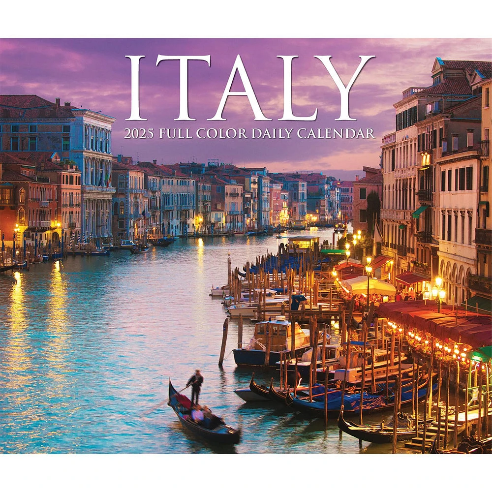 Italy Daily Box 2025 Calendar