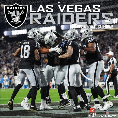 NFL Las Vegas Raiders Wall 2025 Calendar