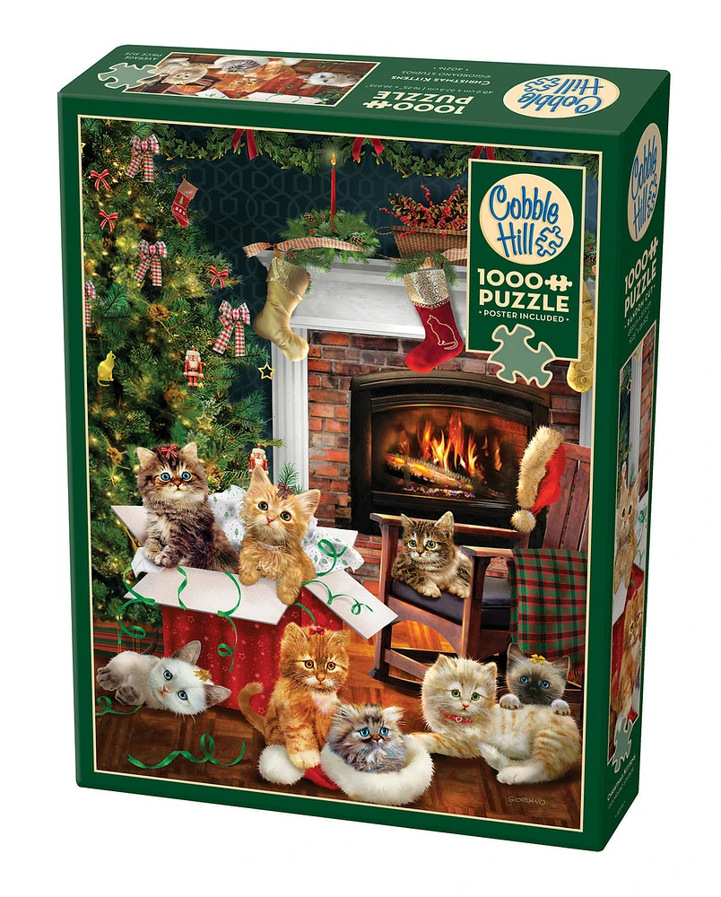 Christmas Kittens 1000 Piece Puzzle