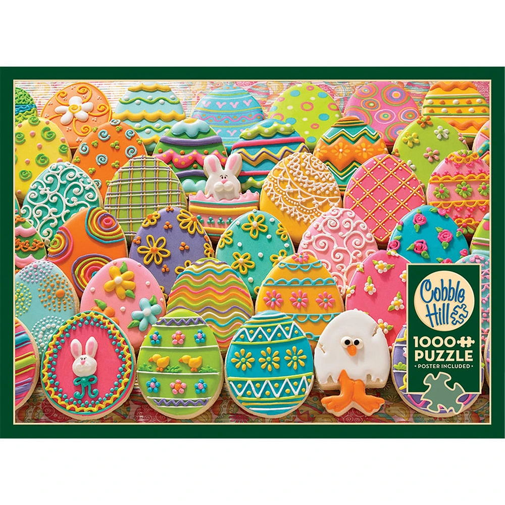 Easter Eggs 1000 Piece Puzzle Cobble Hill