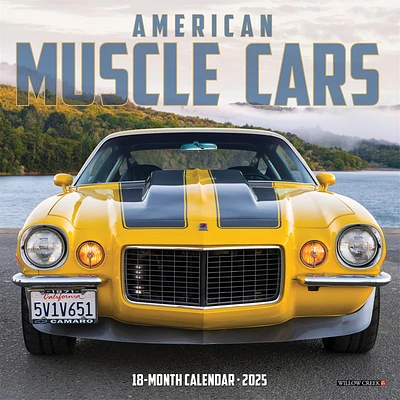 American Muscle Cars Mini 2025 Calendar