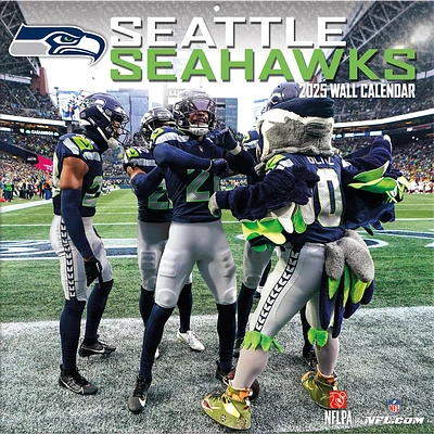 NFL Seattle Seahawks Wall 2025 Calendar