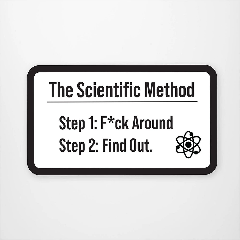 Scientifc Method Vinyl Sticker