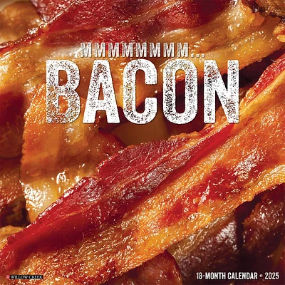 Mmmmmmmm Bacon Wall 2025 Calendar