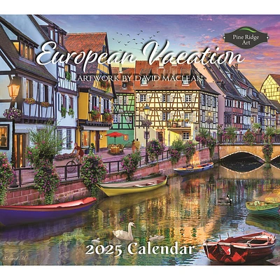 European Vacation Wall 2025 Calendar - Online Exclusive