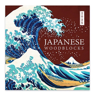 Japanese Woodblocks Wall 2025 Calendar - Online Exclusive