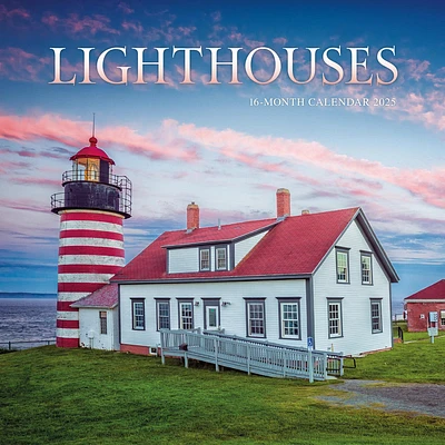 Lighthouses Wall 2025 Calendar