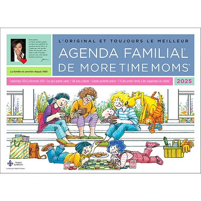 Agenda Familial Wall 2025 Calendar (French)