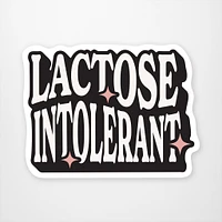 Lactose Intolerant  Vinyl Sticker