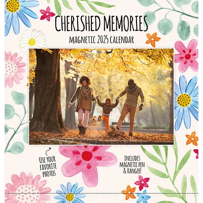 Cherished Memories Photo Magnetic Mini 2025 Calendar