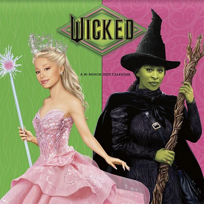 Wicked Movie Elphaba And Glinda Wall 2025 Calendar - Online Exclusive