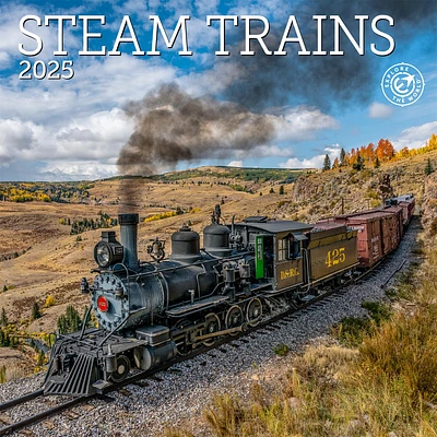 Steam Trains Mini 2025 Calendar