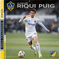 MLS LA Galaxy Riqui Puig Wall 2025 Calendar