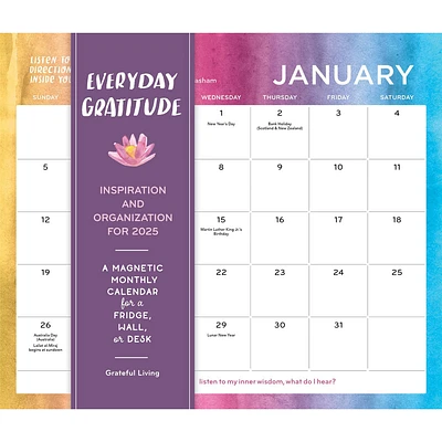 Everyday Gratitude Magnetic Mini 2025 Calendar - Online Exclusive