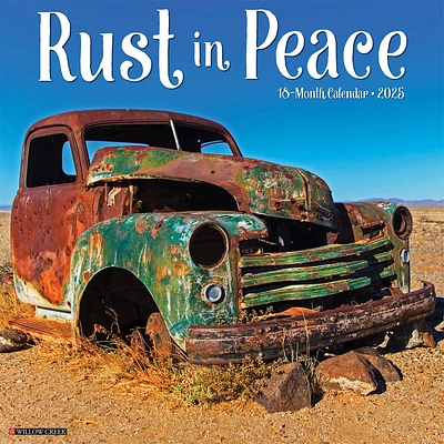 Rust In Peace Wall 2025 Calendar