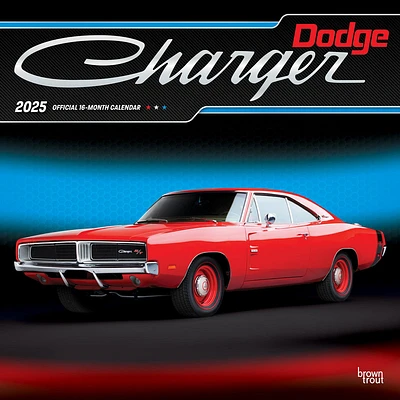 Dodge Charger Wall 2025 Calendar