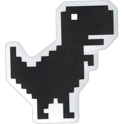 Chrome Dino Vinyl Sticker