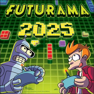 Futurama Wall 2025 Calendar