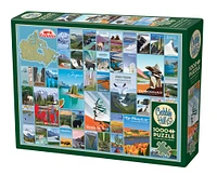 National Parks and Reserves of Canada 1000 Piece Puzzle - Online Exclusive