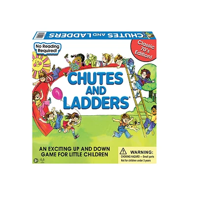 Chutes and Ladders Classic Edition Family Board Game