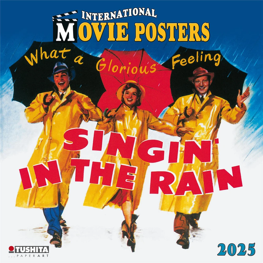 International Movie Posters Wall 2025 Calendar - Online Exclusive