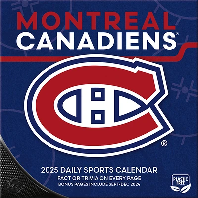 NHL Montreal Canadiens Box 2025 Calendar