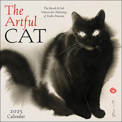 Artful Cat Wall 2025 Calendar - Online Exclusive